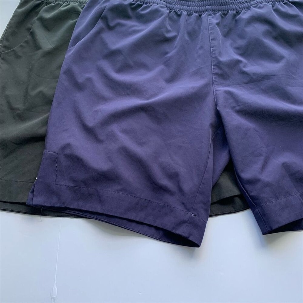 LOT‎ OF 2 Coral Bay Energy Men's 1X Black Athletic Shorts Elastic Waist Casual